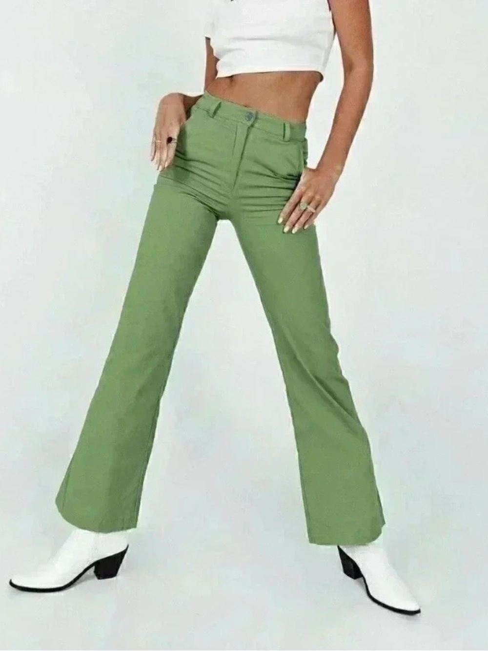 Princess Polly Carson Pant -Green